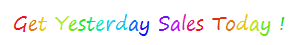 Get Yesterday Sales Today